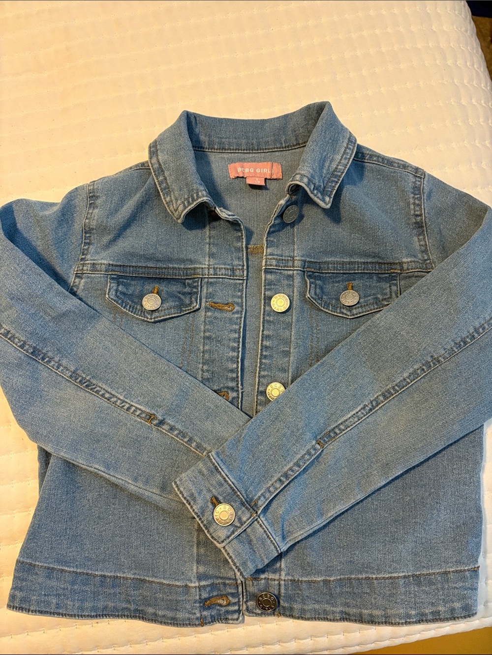BCBG girls Denim Jacket - Light Blue